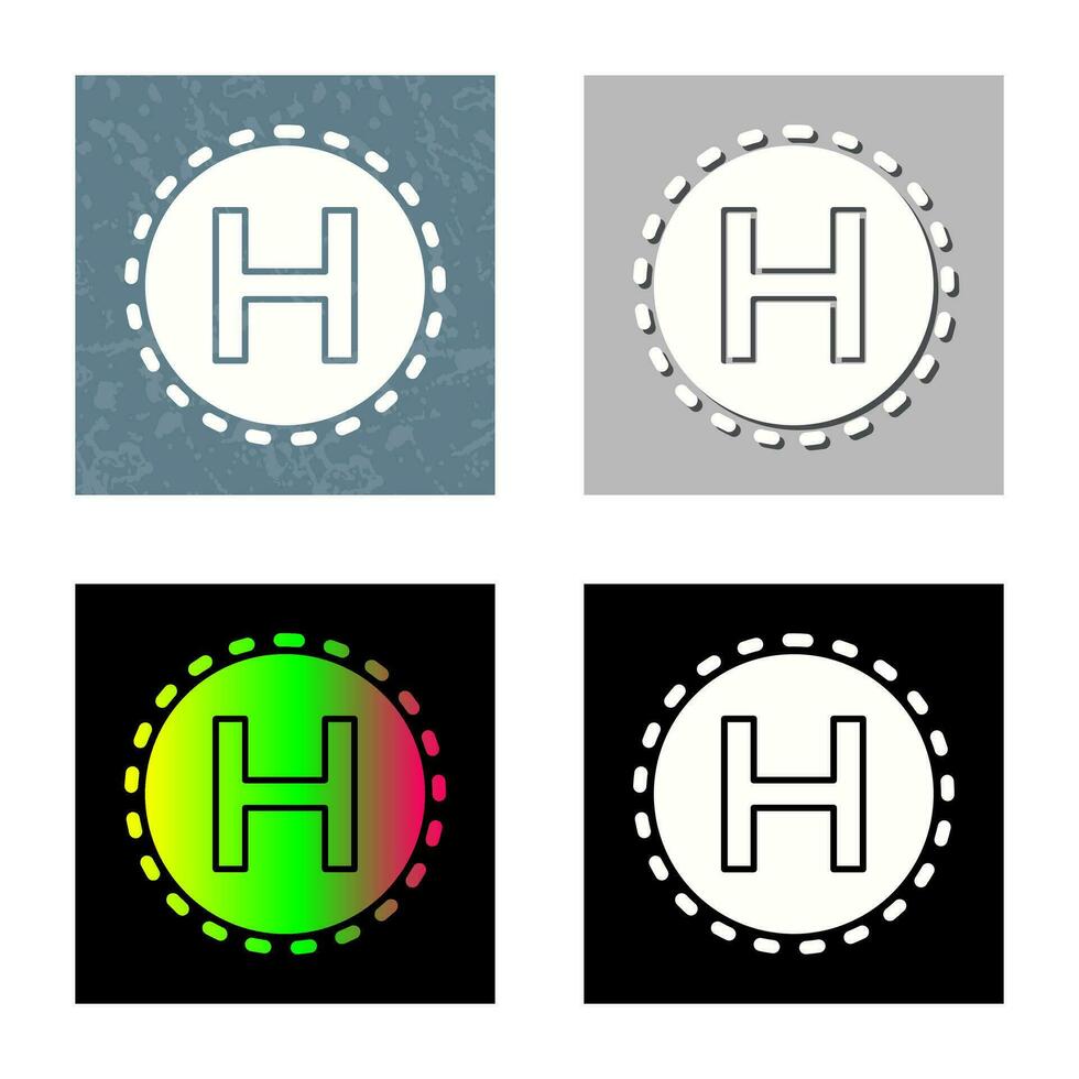 Helipad Vector Icon