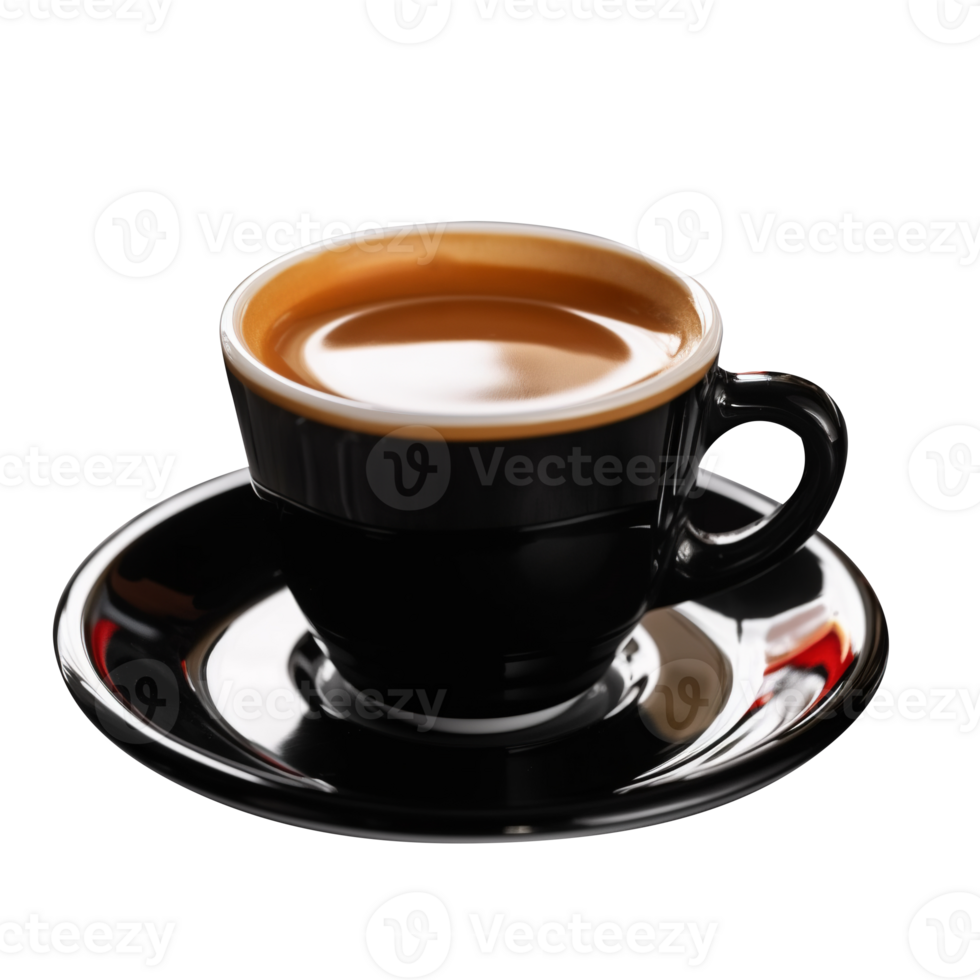 smakelijk heet koffie in keramisch kop geïsoleerd Aan transparant achtergrond png