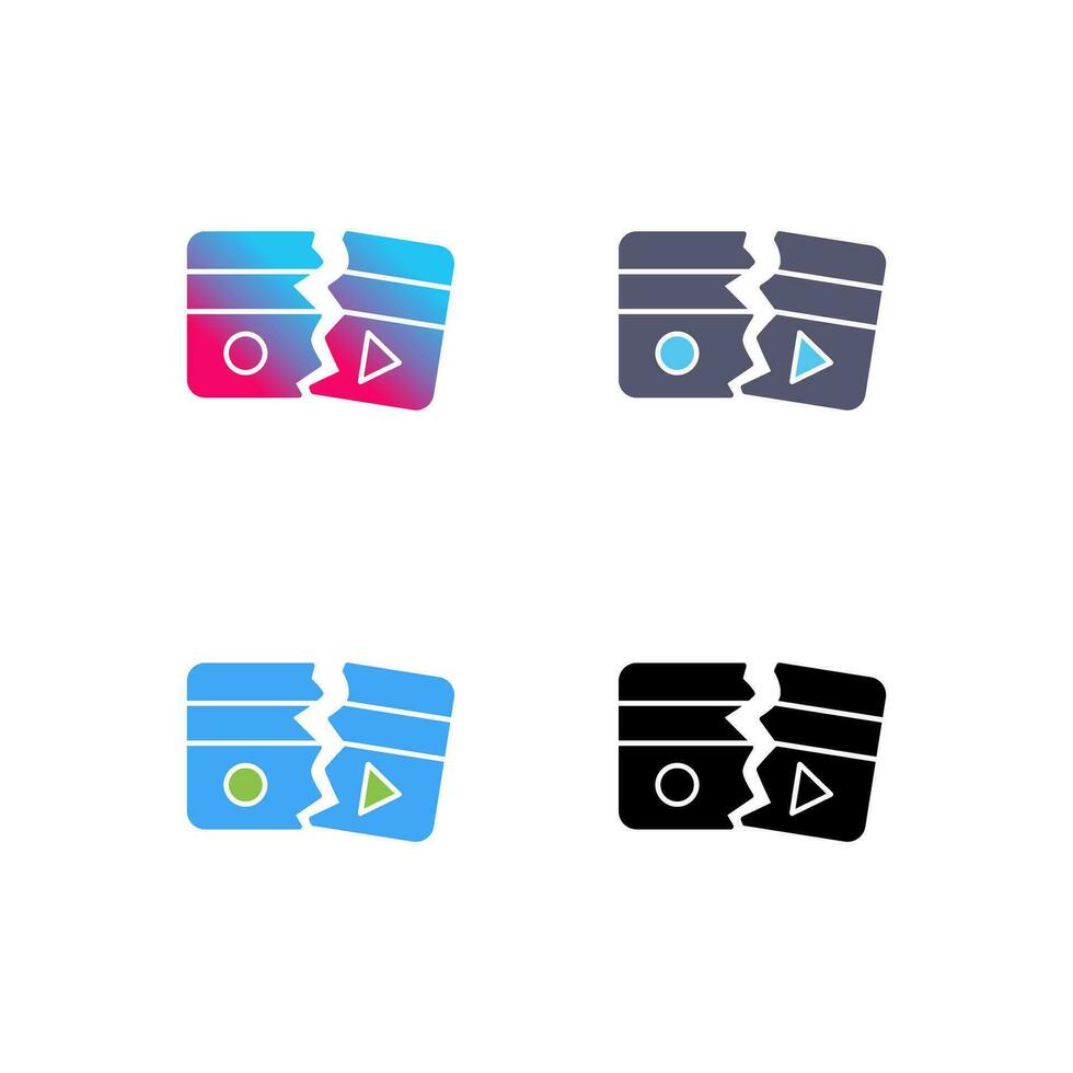 Broken Vector Icon