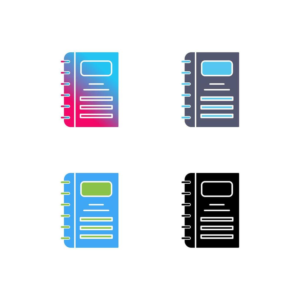 Notebook Vector Icon