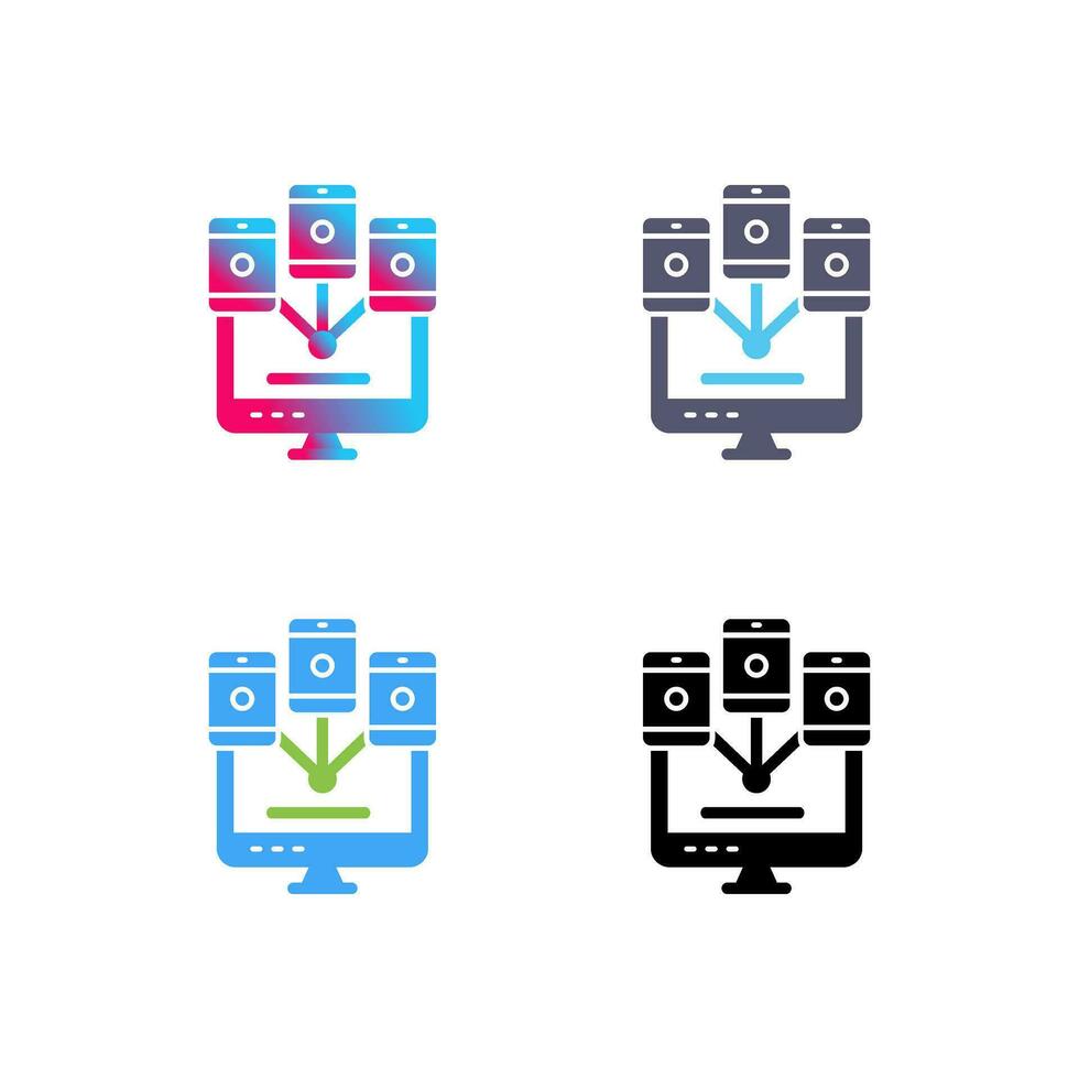 Computer Networks Vector Icon