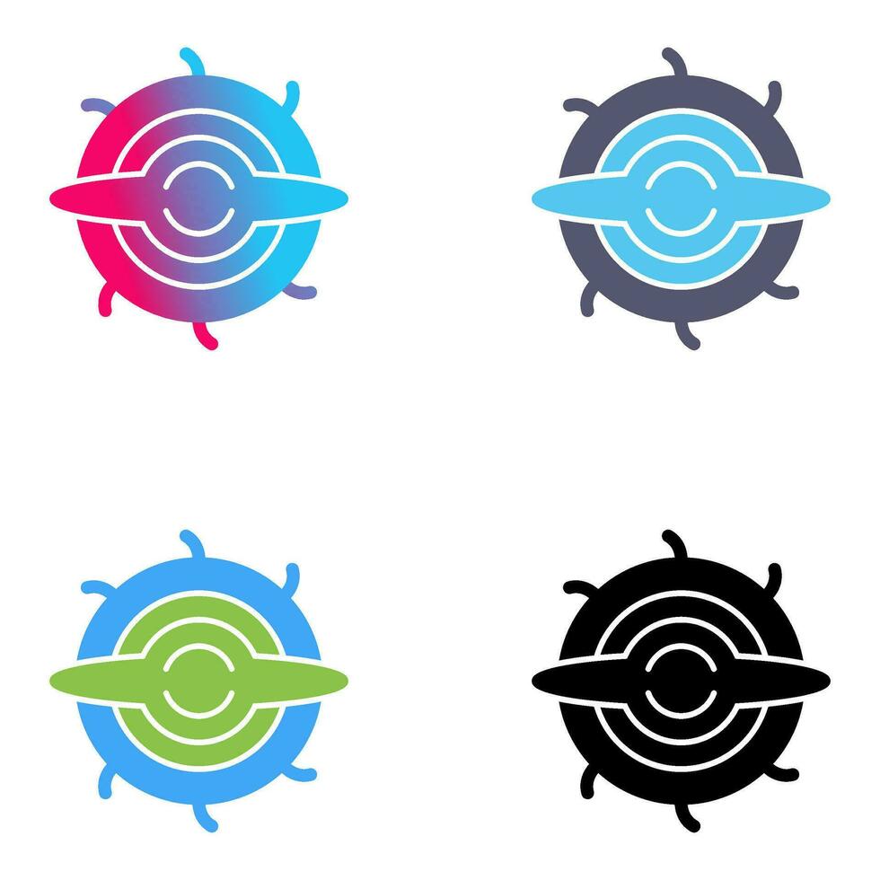 Black Hole Vector Icon