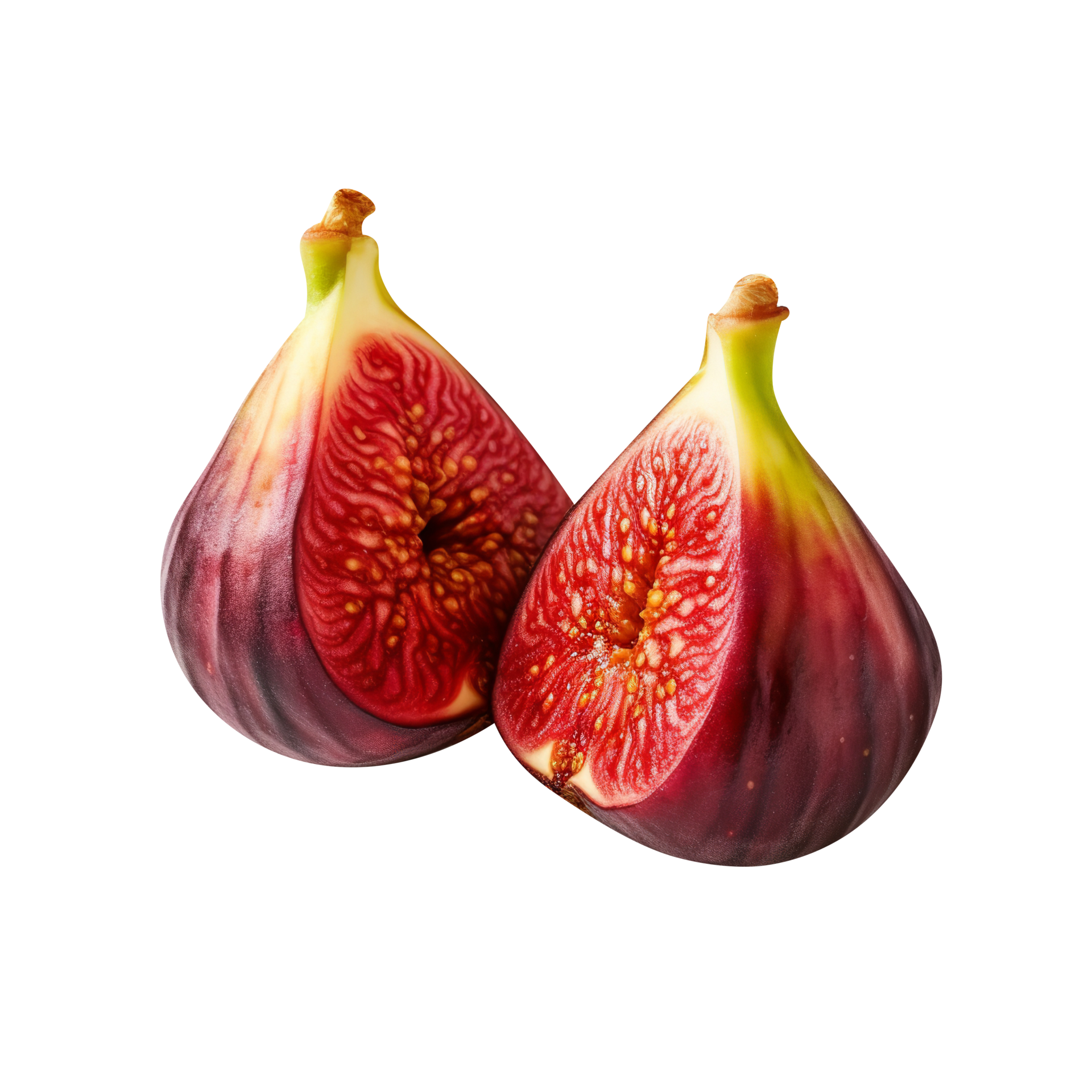 Fresh fig fruit pair isolated on transparent background 25229882 PNG
