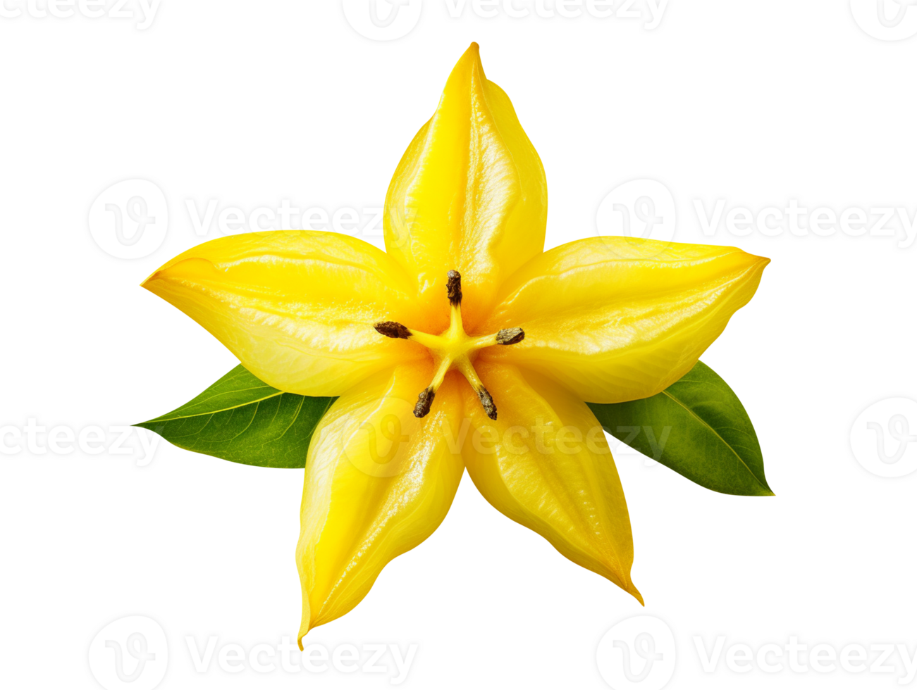 Fresh star fruit isolated on transparent background png