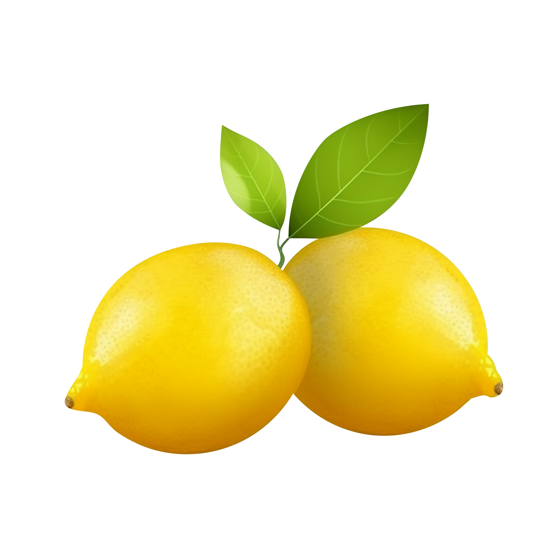 Fresh lemons pair isolated on transparent background 25229889 PNG