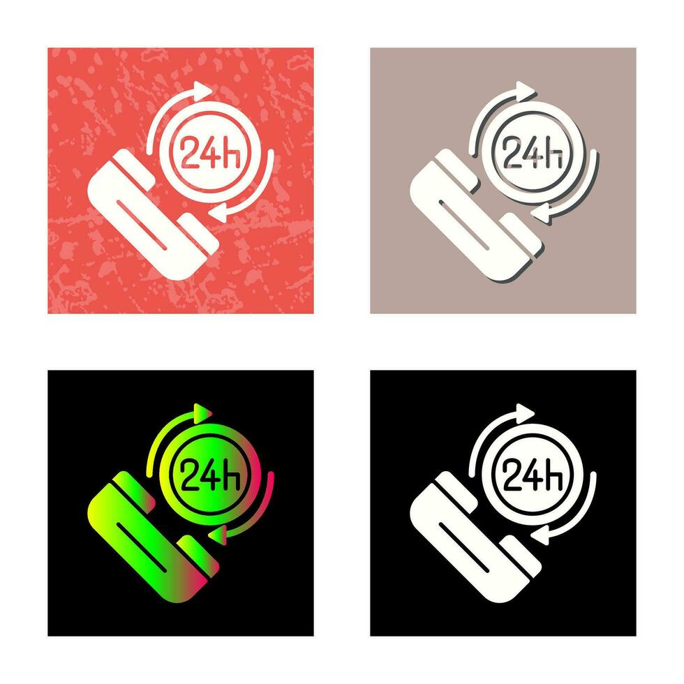 24h Vector Icon