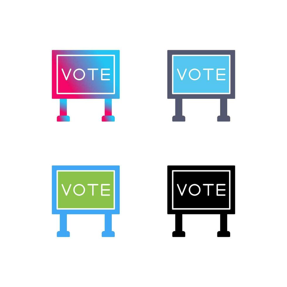 Billboard Vector Icon