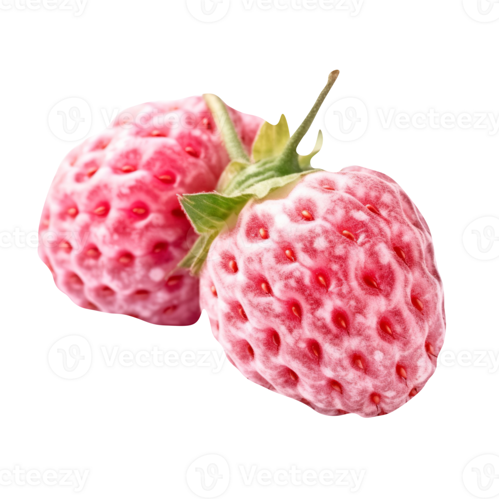 Fresh red pineberry pair isolated on transparent background 25230119 PNG