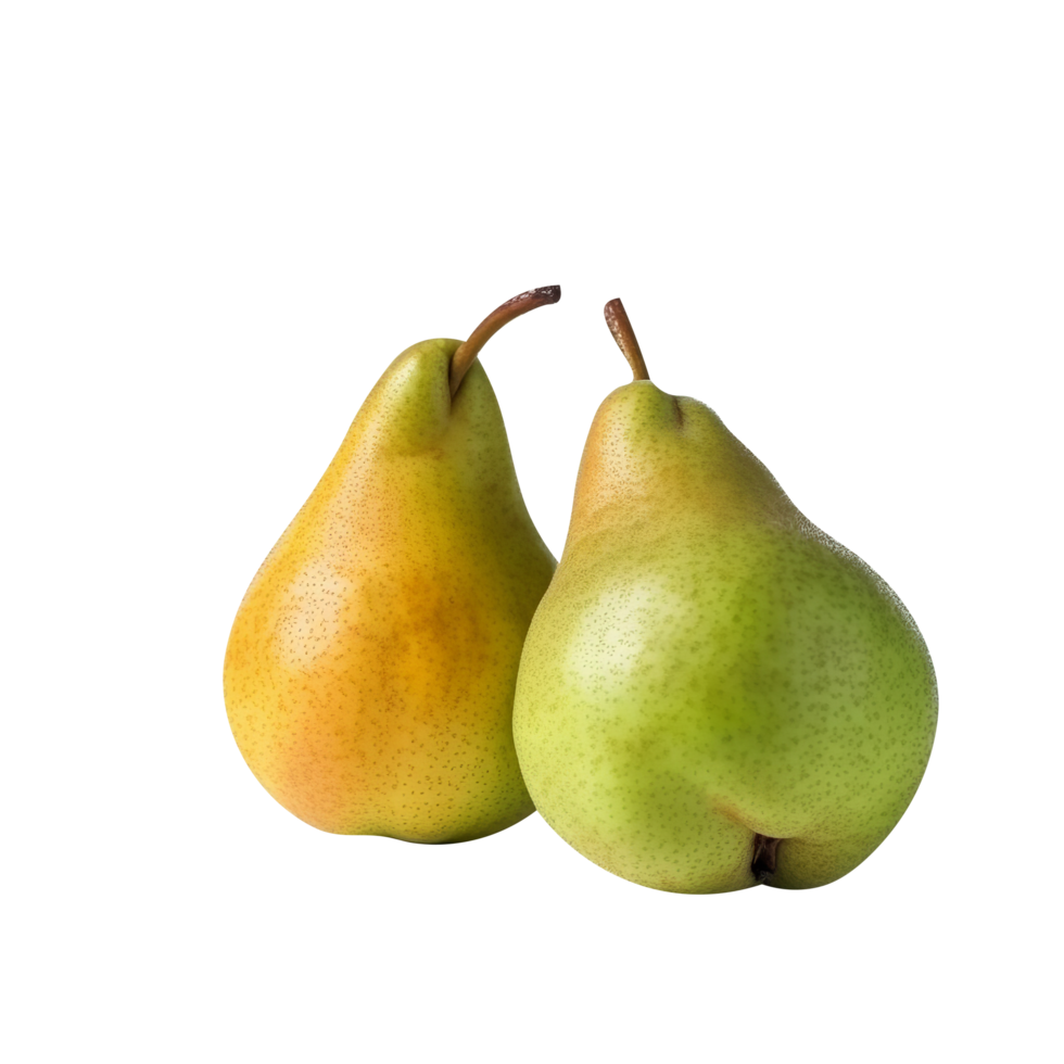 Fresh pear fruit isolated on transparent background png