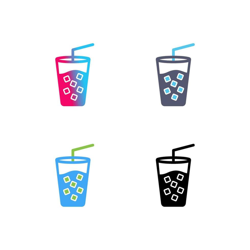 Cold Drink Vector Icon