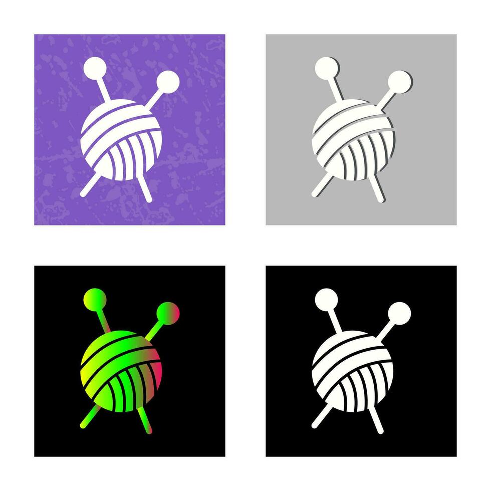 Knitting Vector Icon