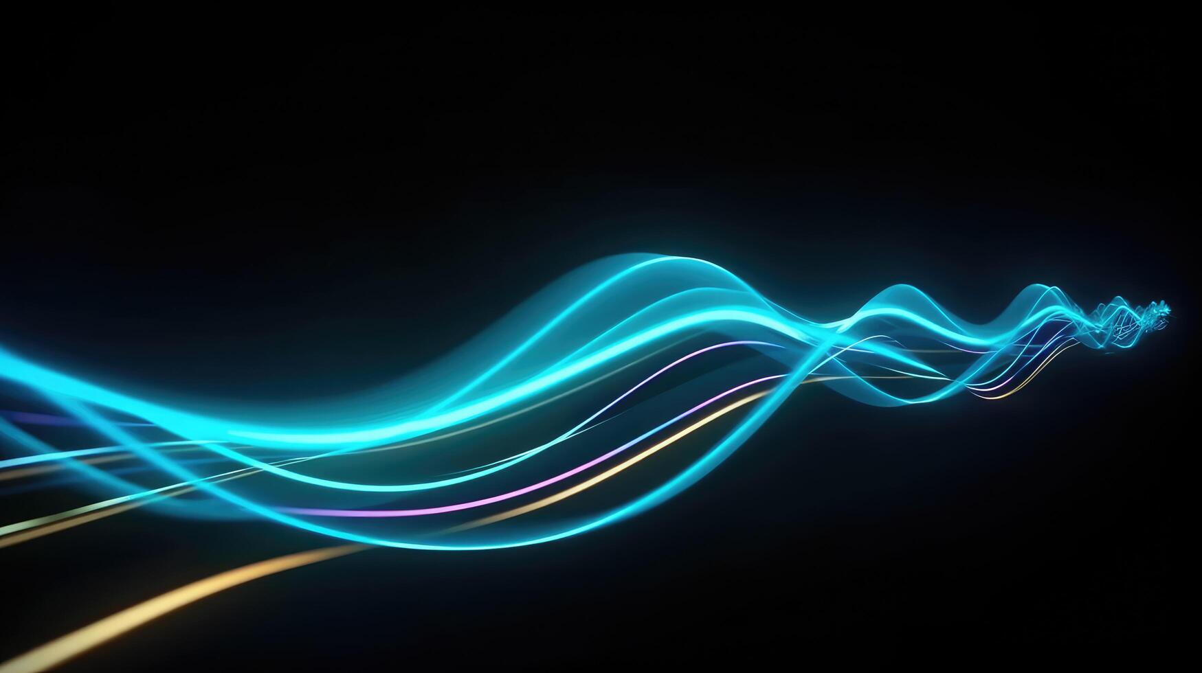 abstract motion light wave background template. photo