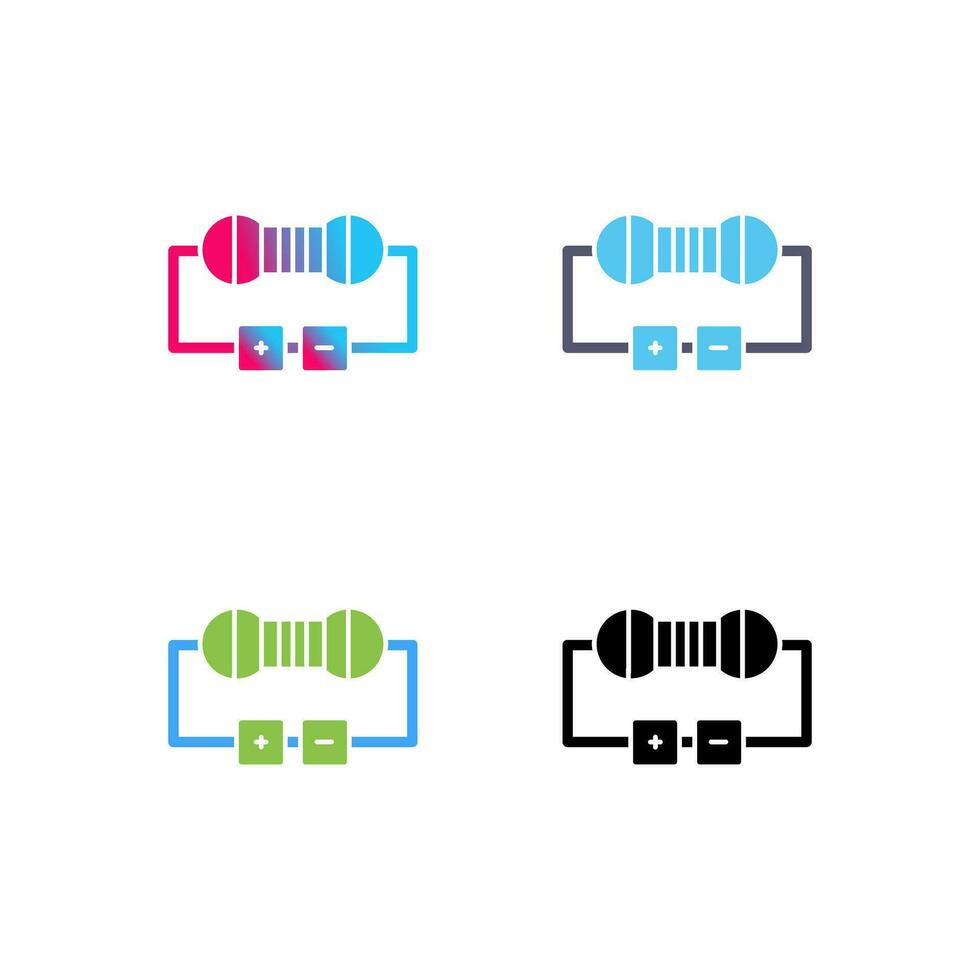 Resistor Vector Icon