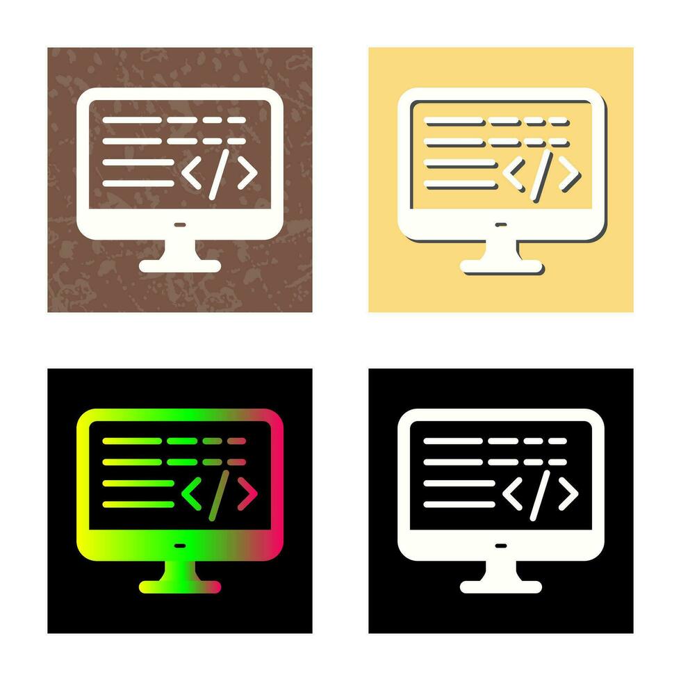 Coding Vector Icon