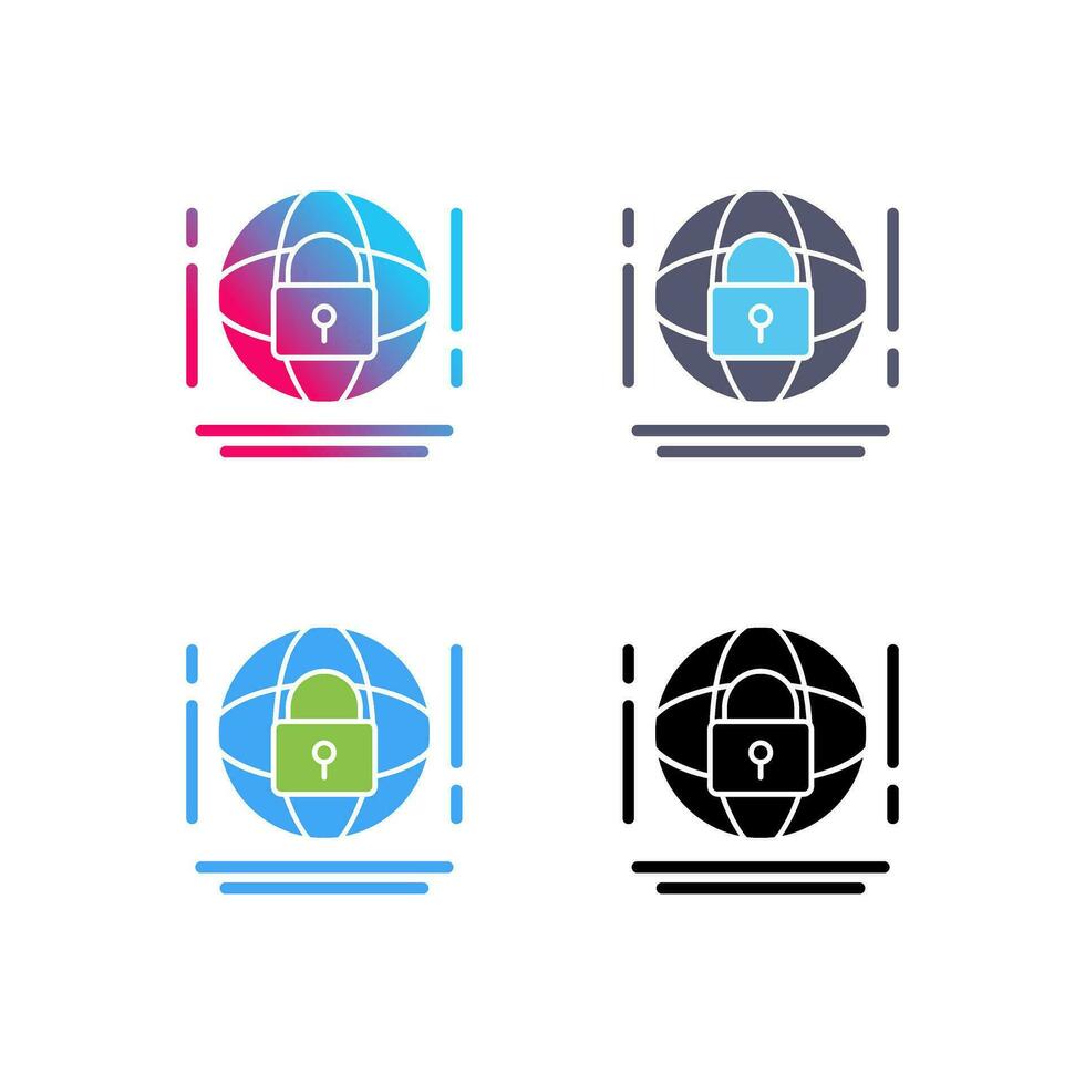 Internet Security Vector Icon