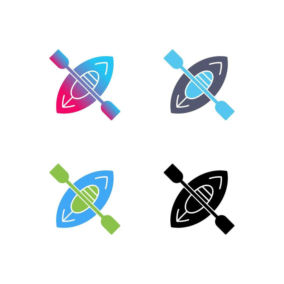 Kayak Vector Icon