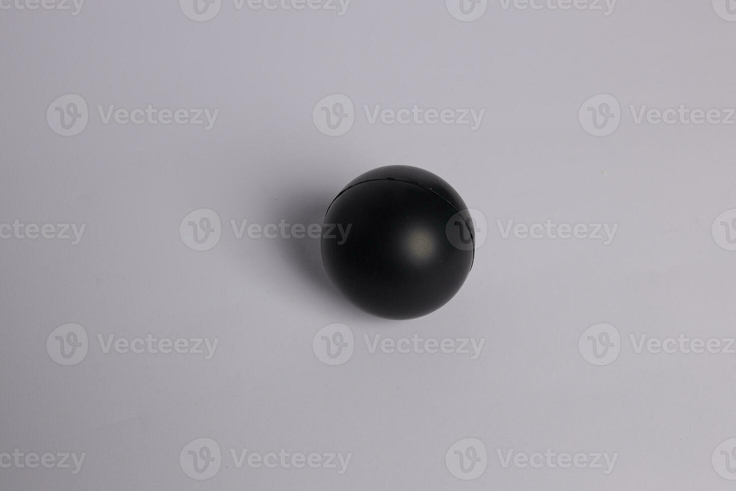 Black stress ball stock image photo