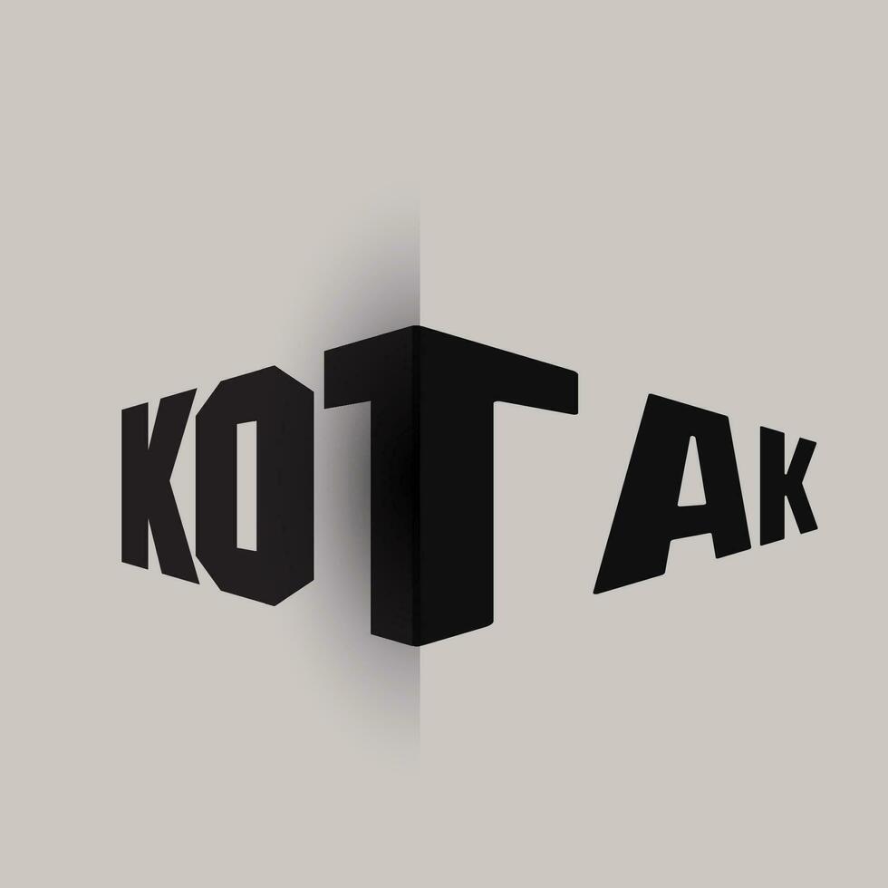 box lettering on a plain background vector