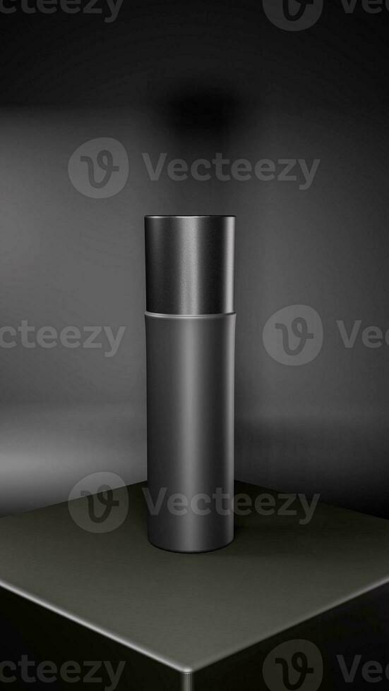 Body Spray Bottle Mockup, 3d Body Spray Mockup, Perfume Bottle Mock Up photo