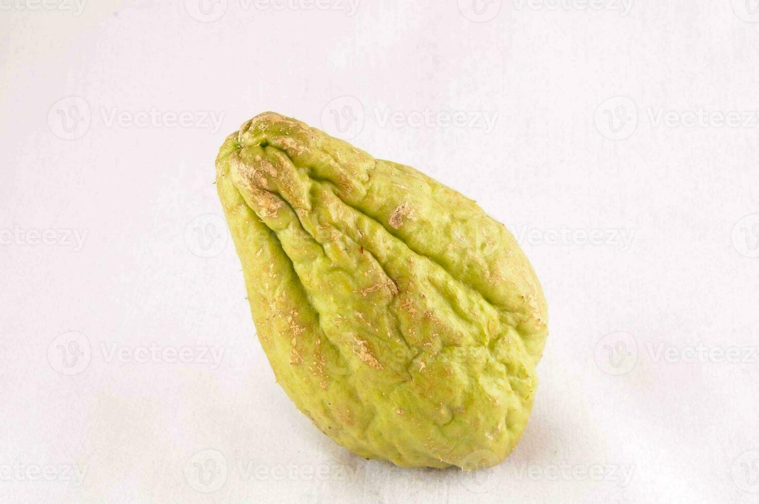 chayote vegetal aislado foto