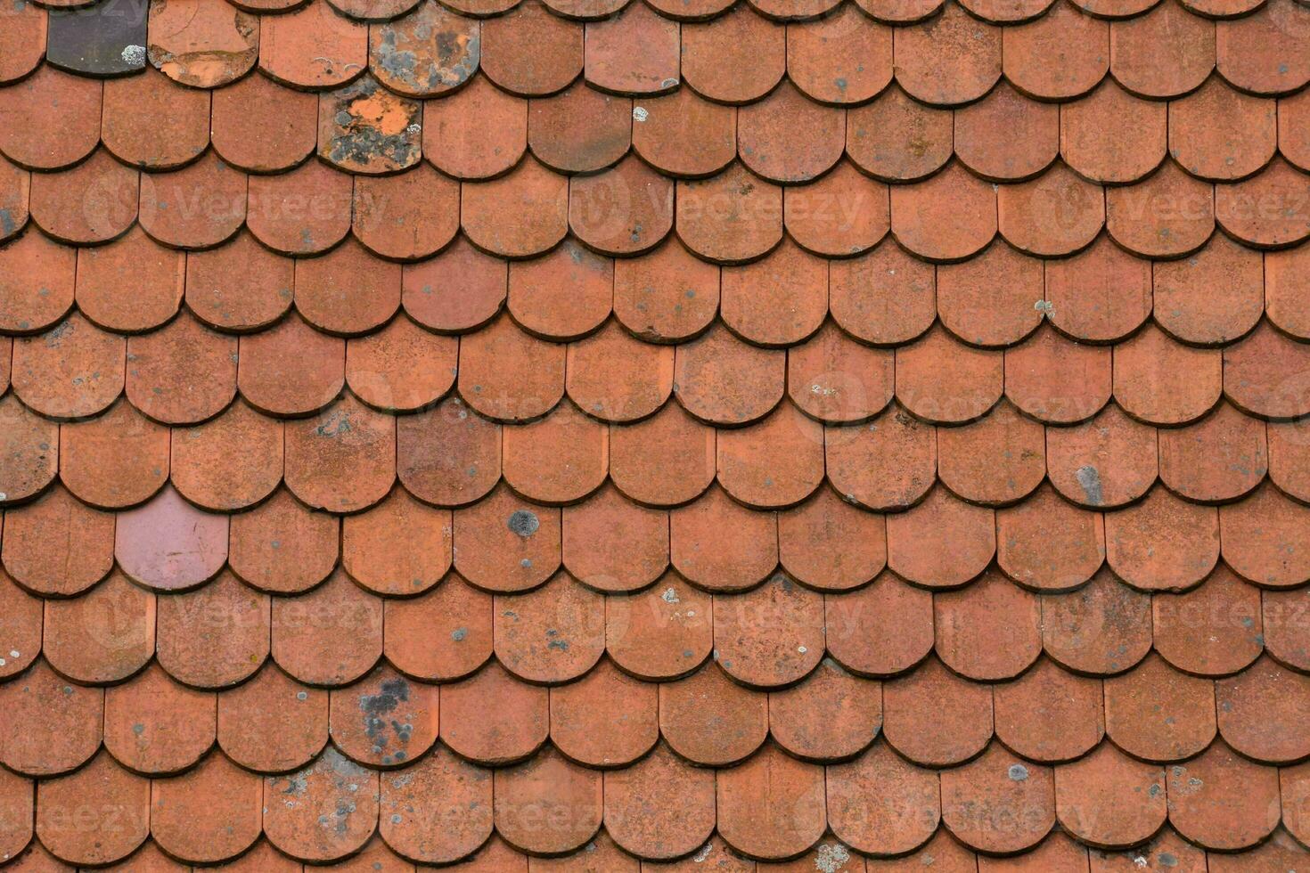 Tiled roof texture background photo