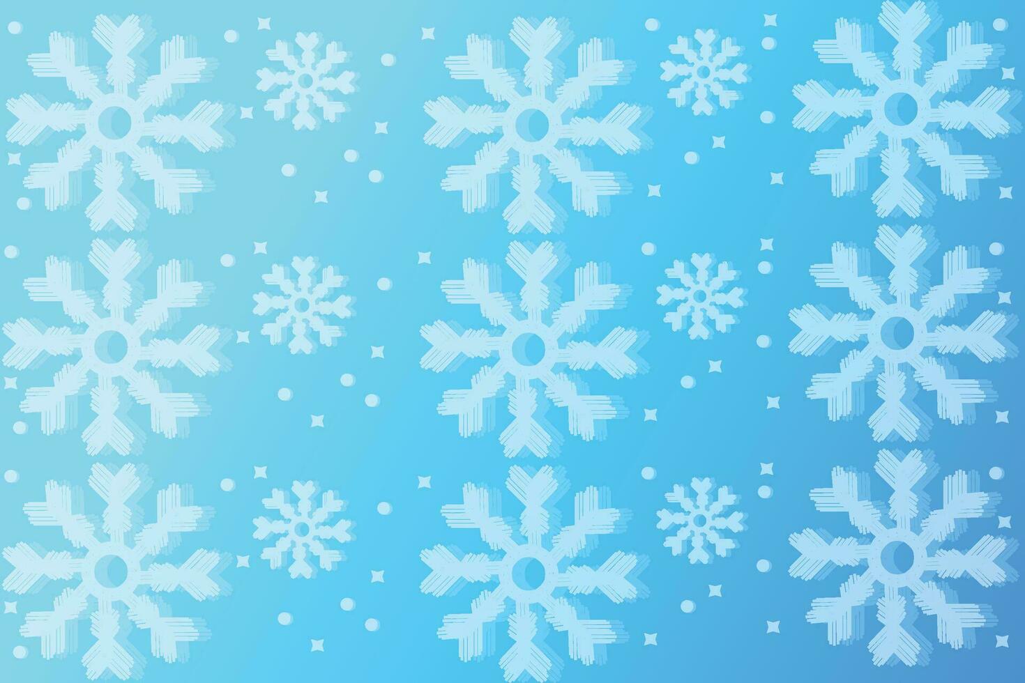 Winter Snowflake background, Christmas snowfall, backdrop winter snowflake illustration. vector