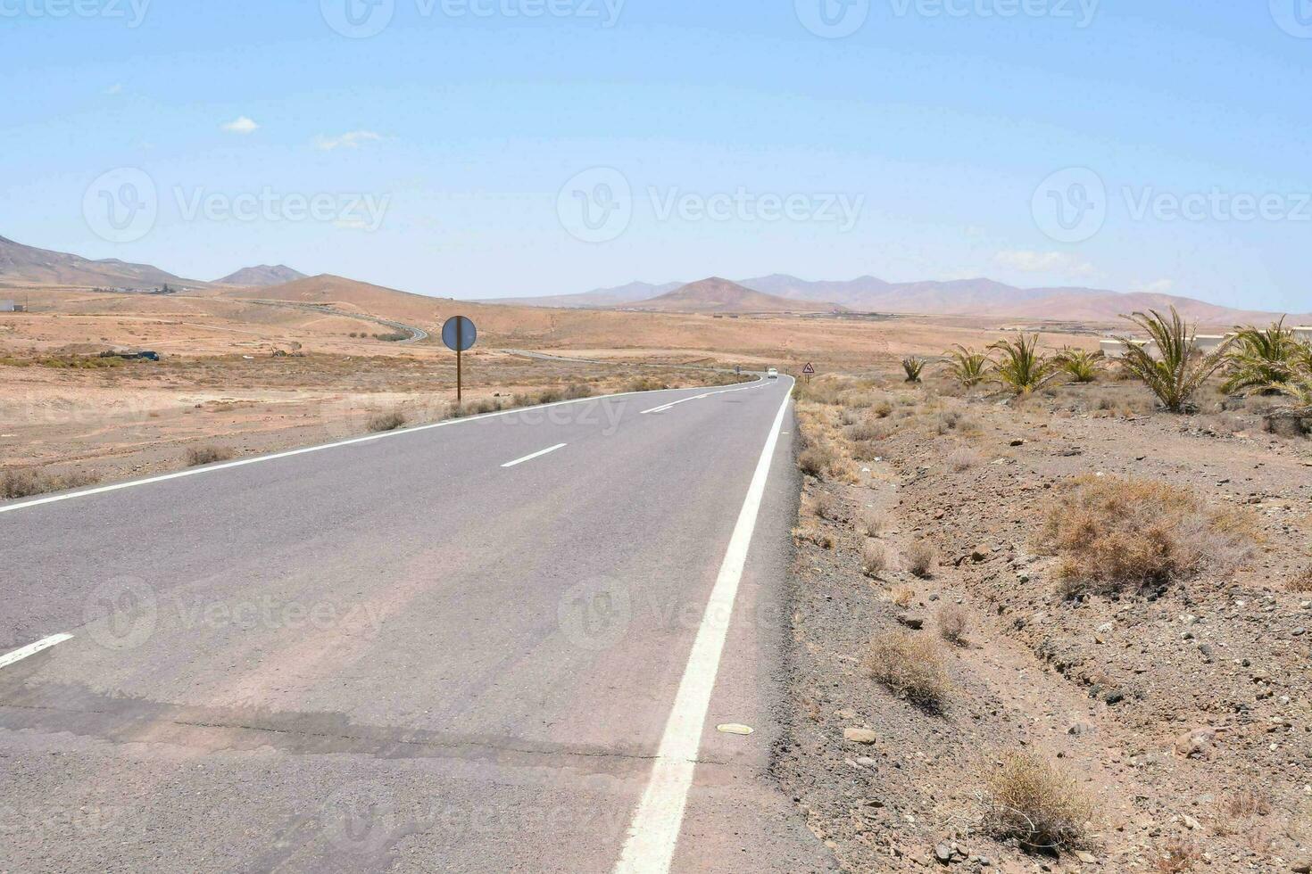 Scenic road view photo