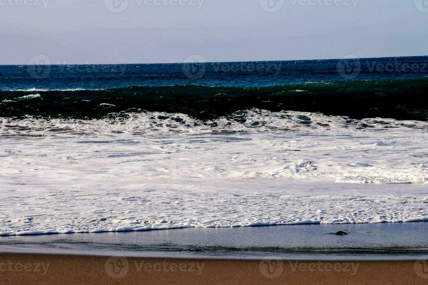 vista panorámica de la playa foto