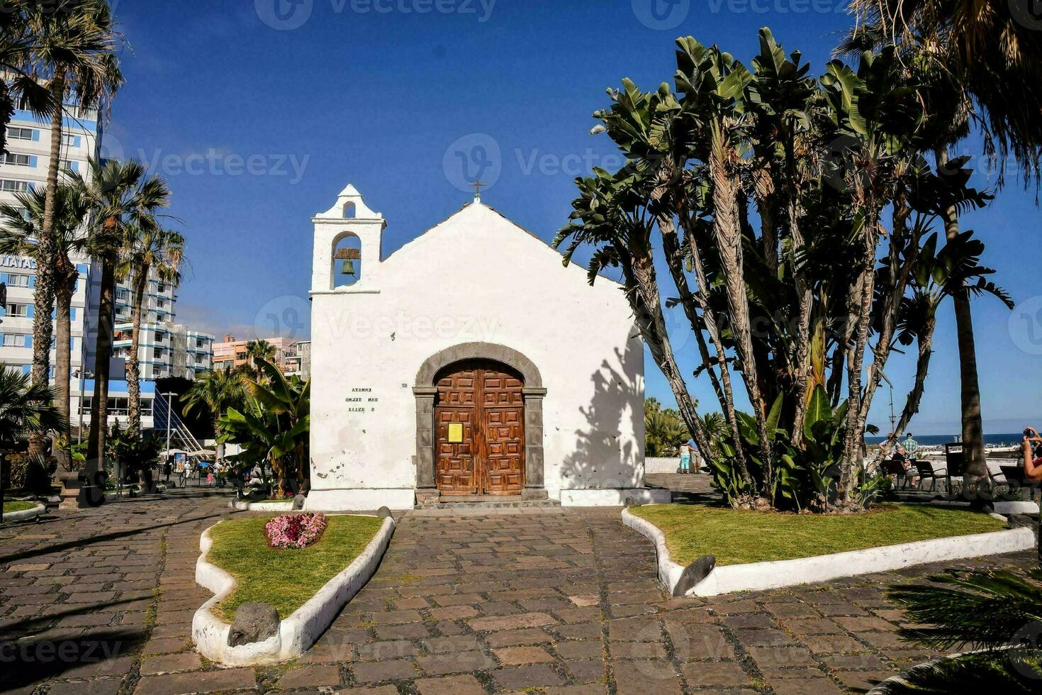 View with church photo