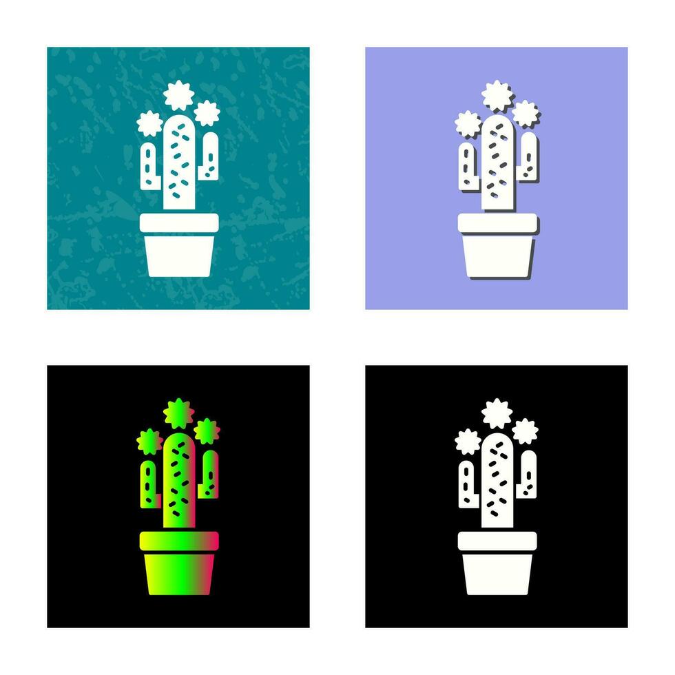 icono de vector de cactus