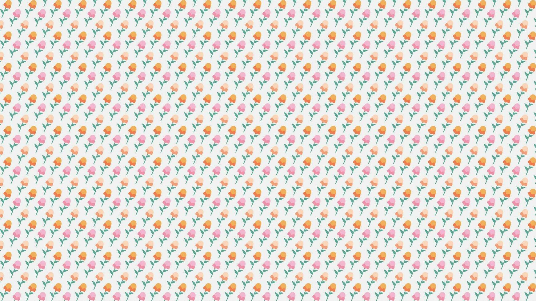 flower pattern vector art illustration design with pastel color