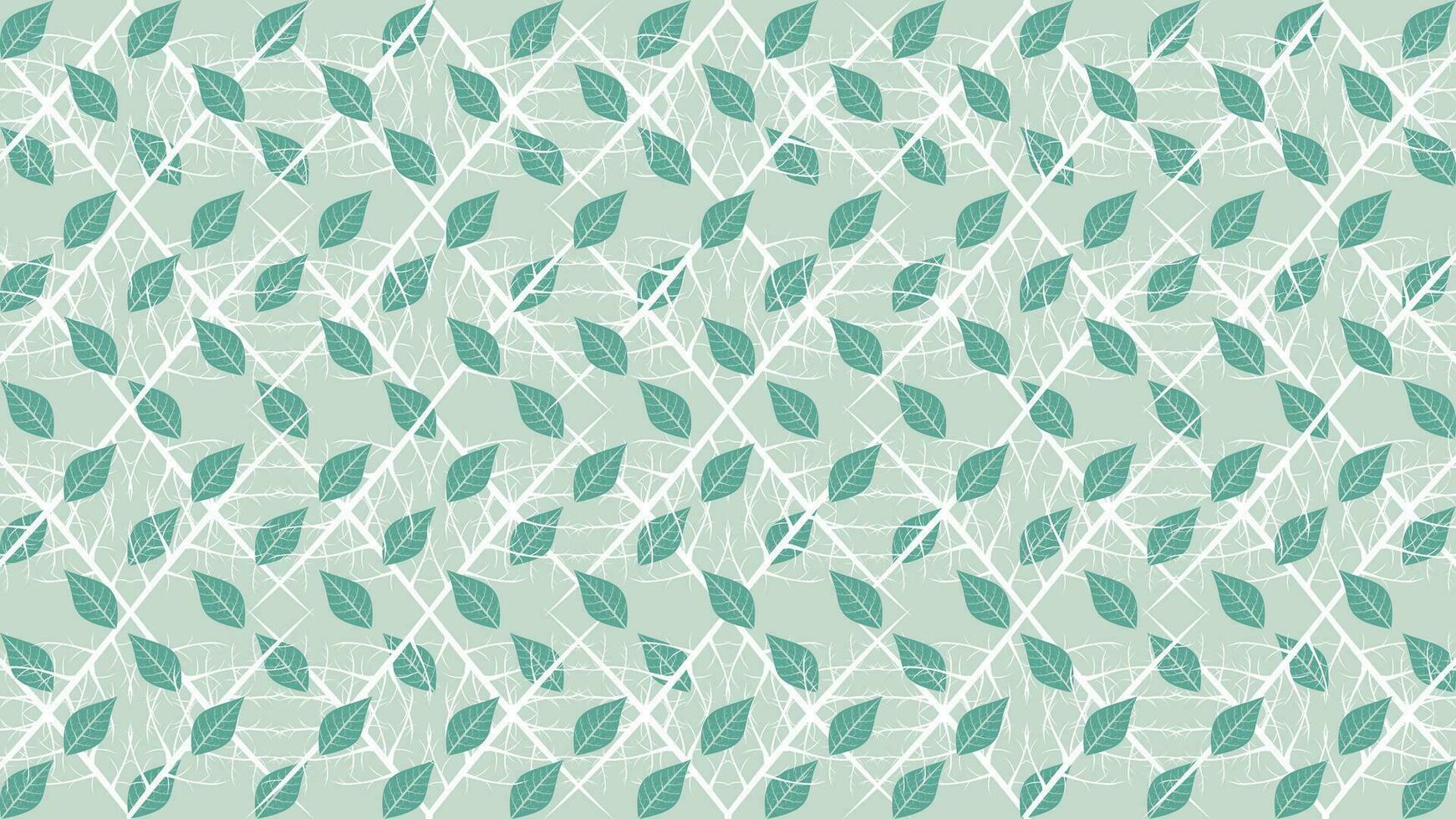 leaf pattern vector art illustration