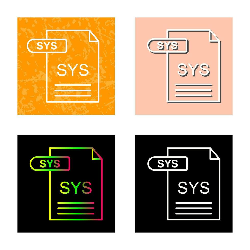 SYS Vector Icon
