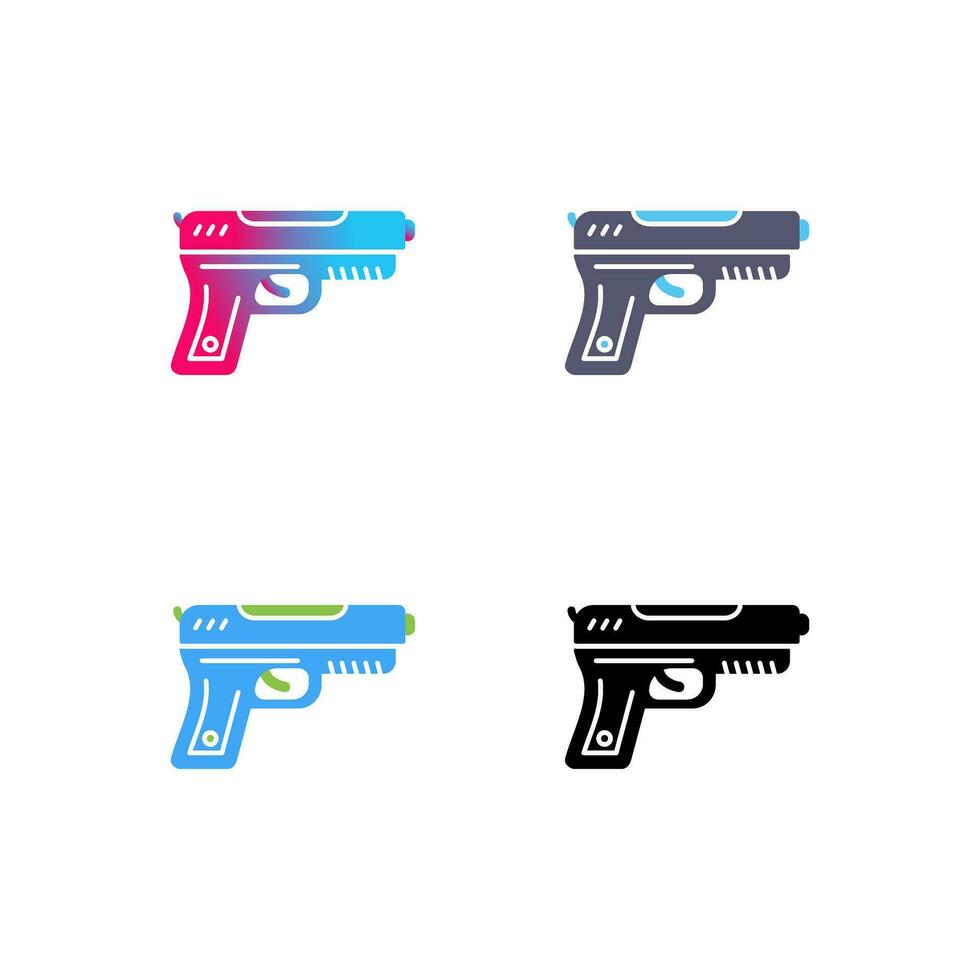 icono de vector de pistola