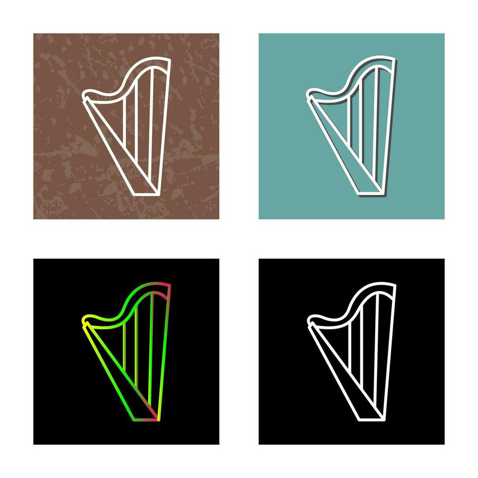 Harp Vector Icon