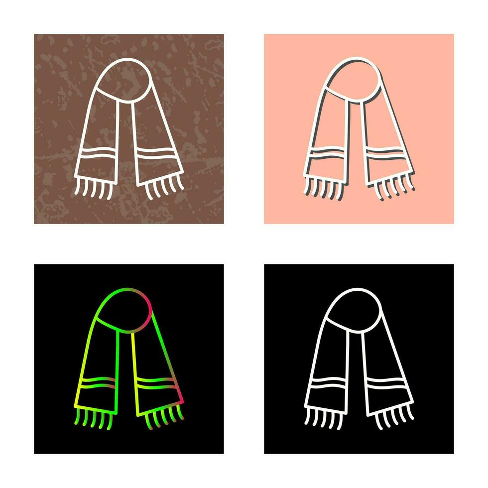 Warm Scarf Vector Icon