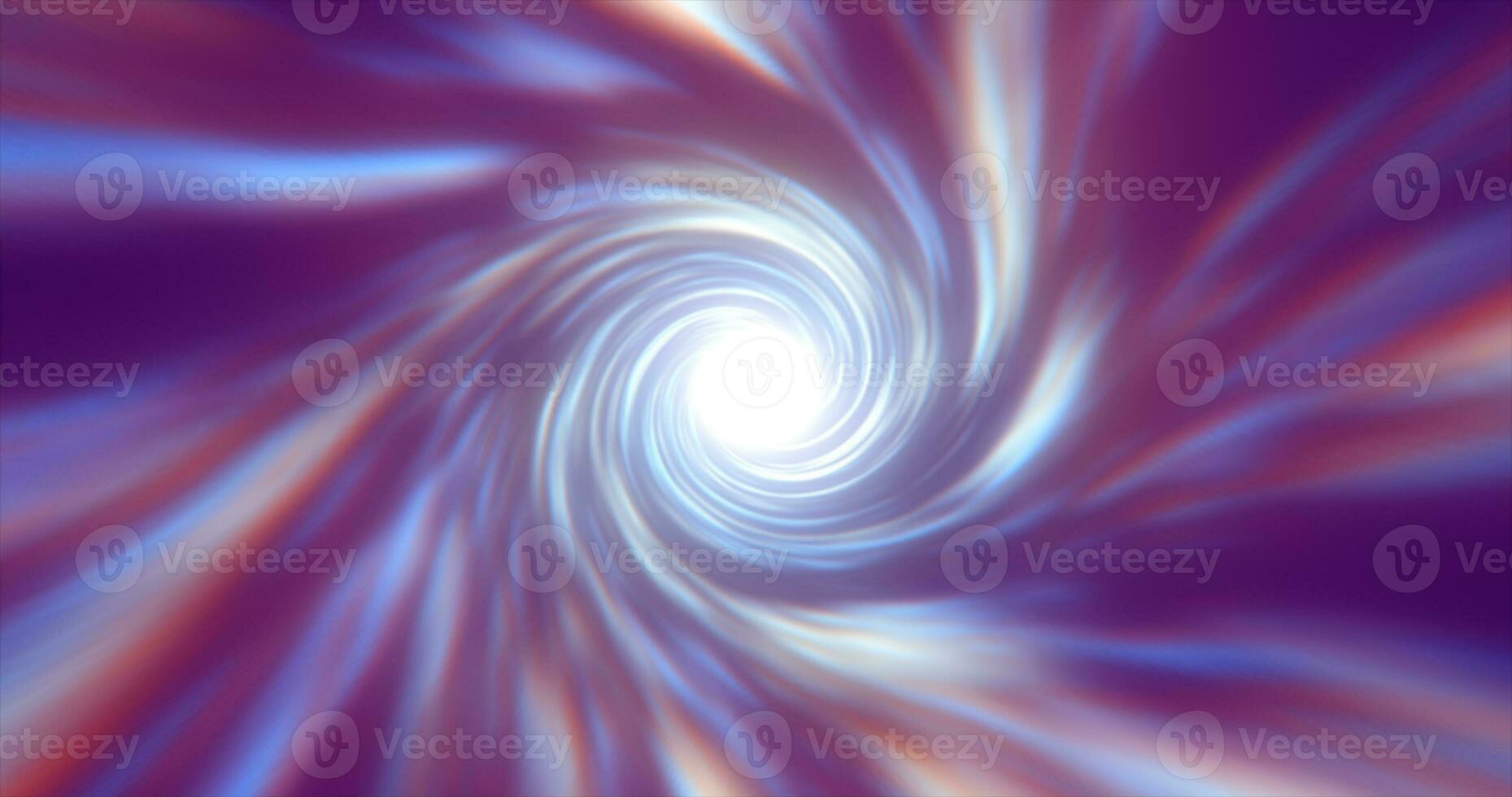 Abstract tunnel twisted swirl of cosmic hyperspace magical bright glowing futuristic hi-tech with blur and speed effect background photo