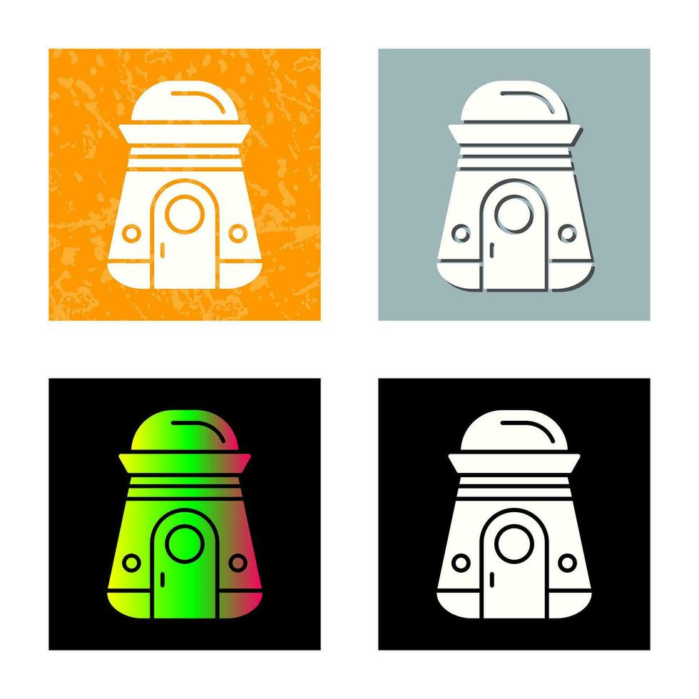 Space Capsule Vector Icon