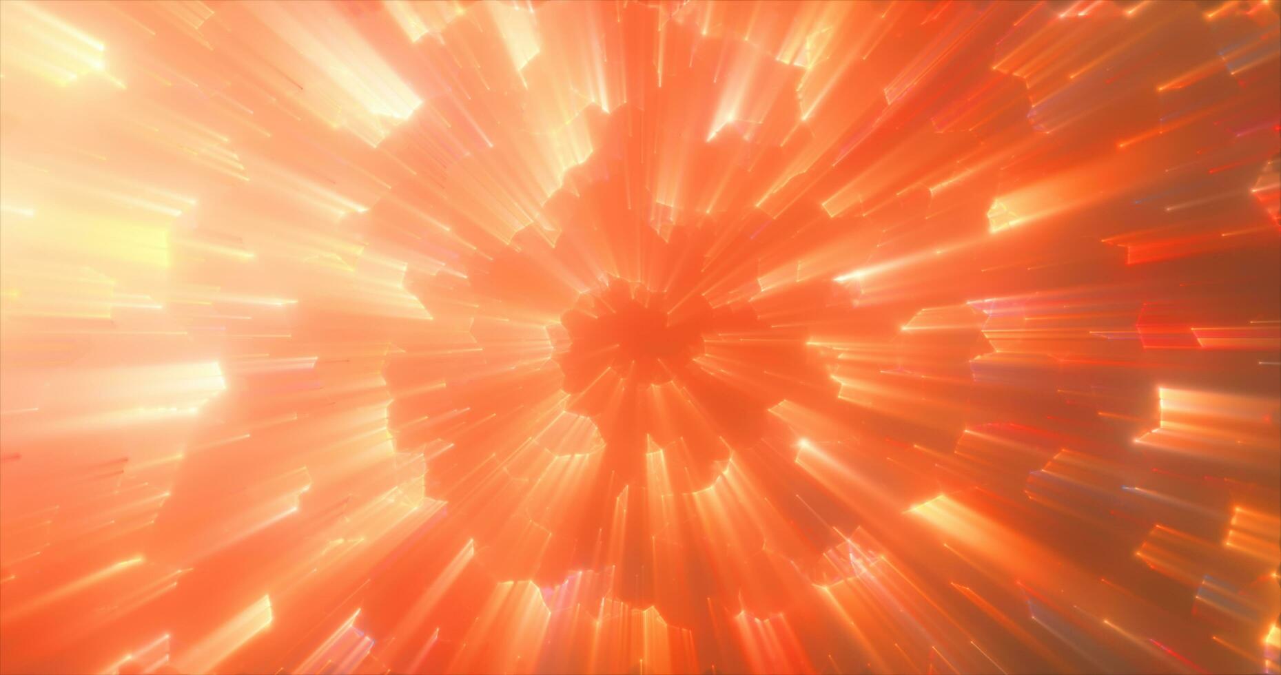 Abstract yellow orange energy magical bright glowing spiral swirl tunnel background photo