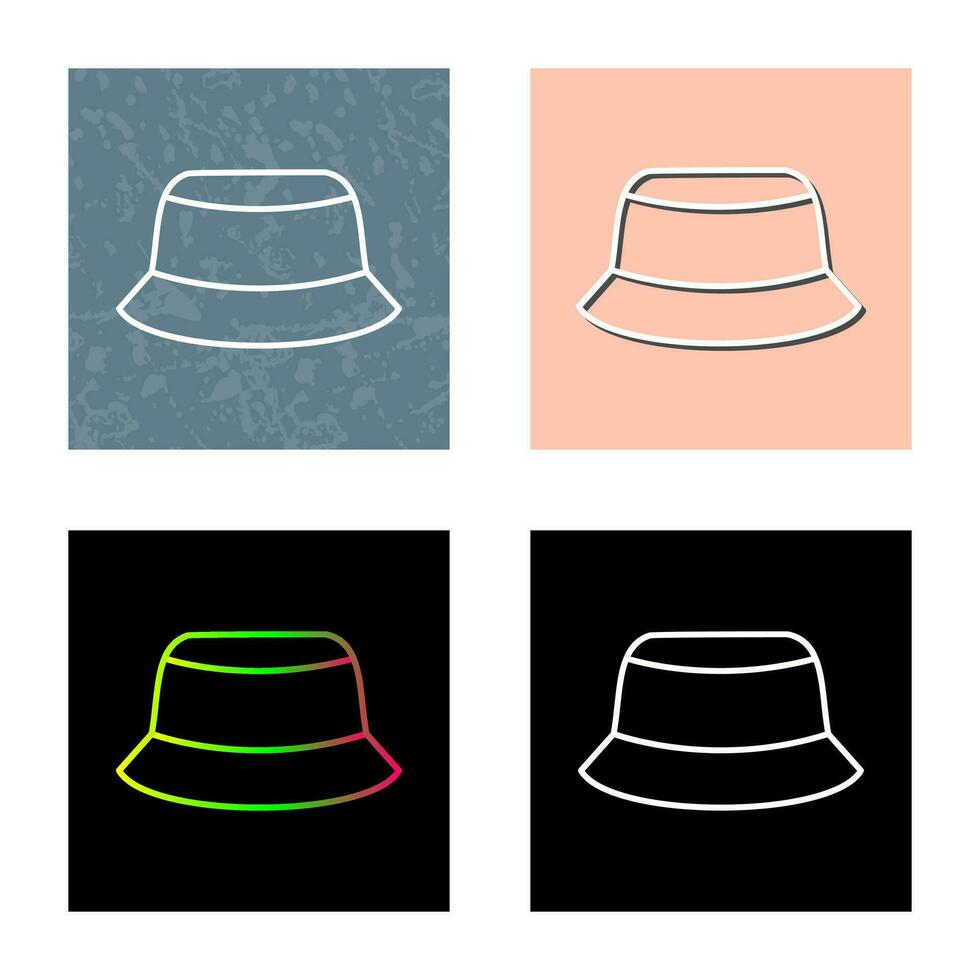 icono de vector de sombrero de hombre