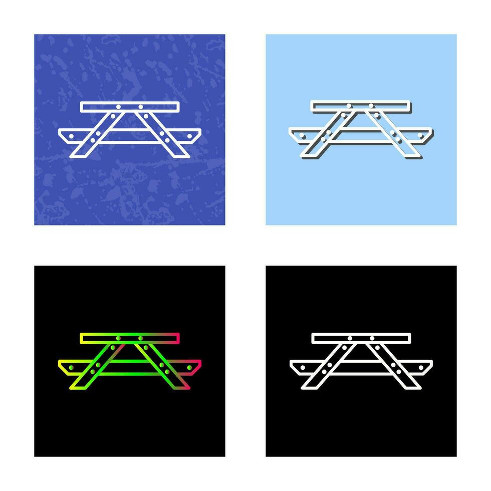 Picnic of Table Vector Icon