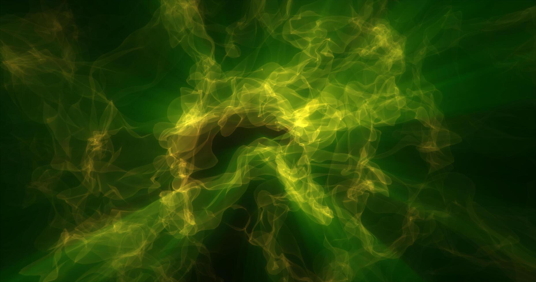 Abstract green energy magical waves glowing background 25236426 Stock