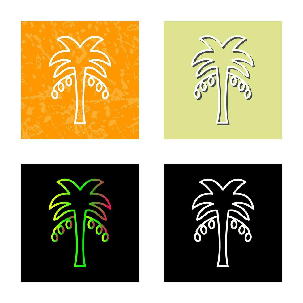 Coconut trees Vector Icon