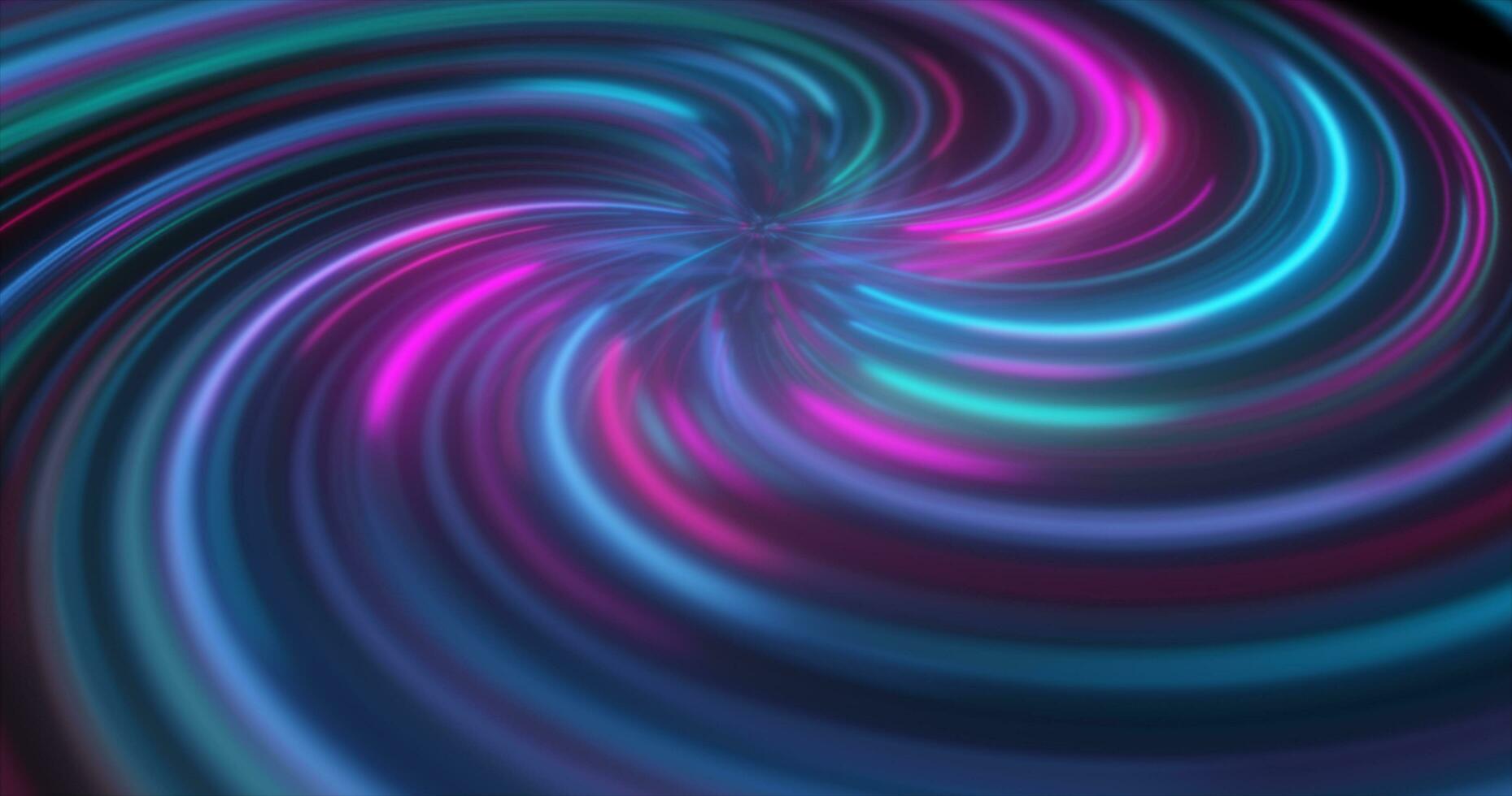 Abstract purple and blue multicolored glowing bright twisted swirling lines abstract background photo