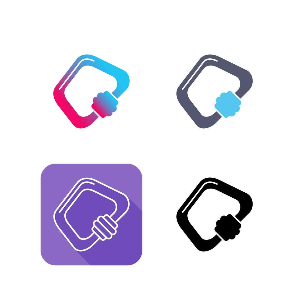 Carabiner Vector Icon