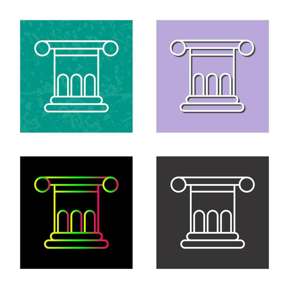 Roman Law Vector Icon