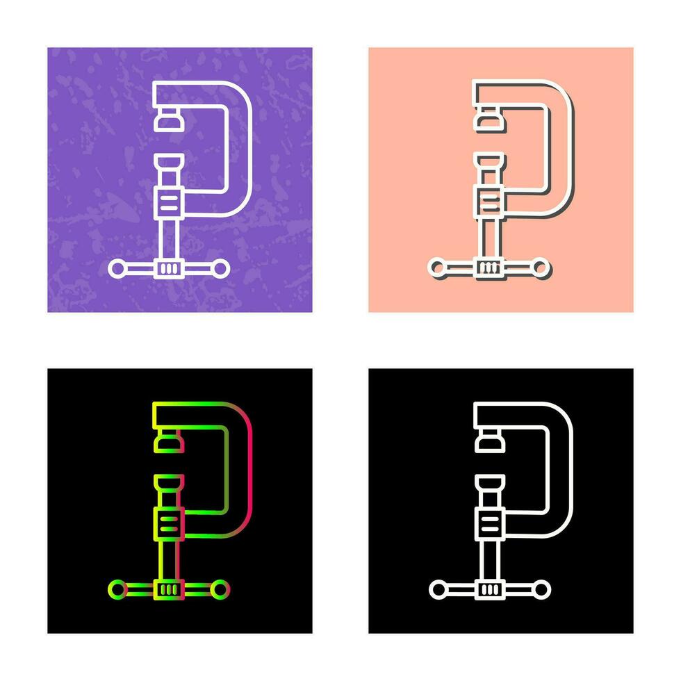 Clamp Vector Icon