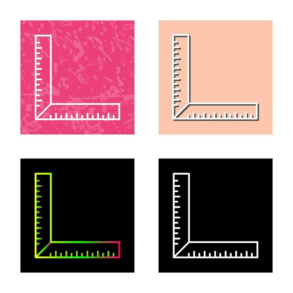 square Ruler Vector Icon