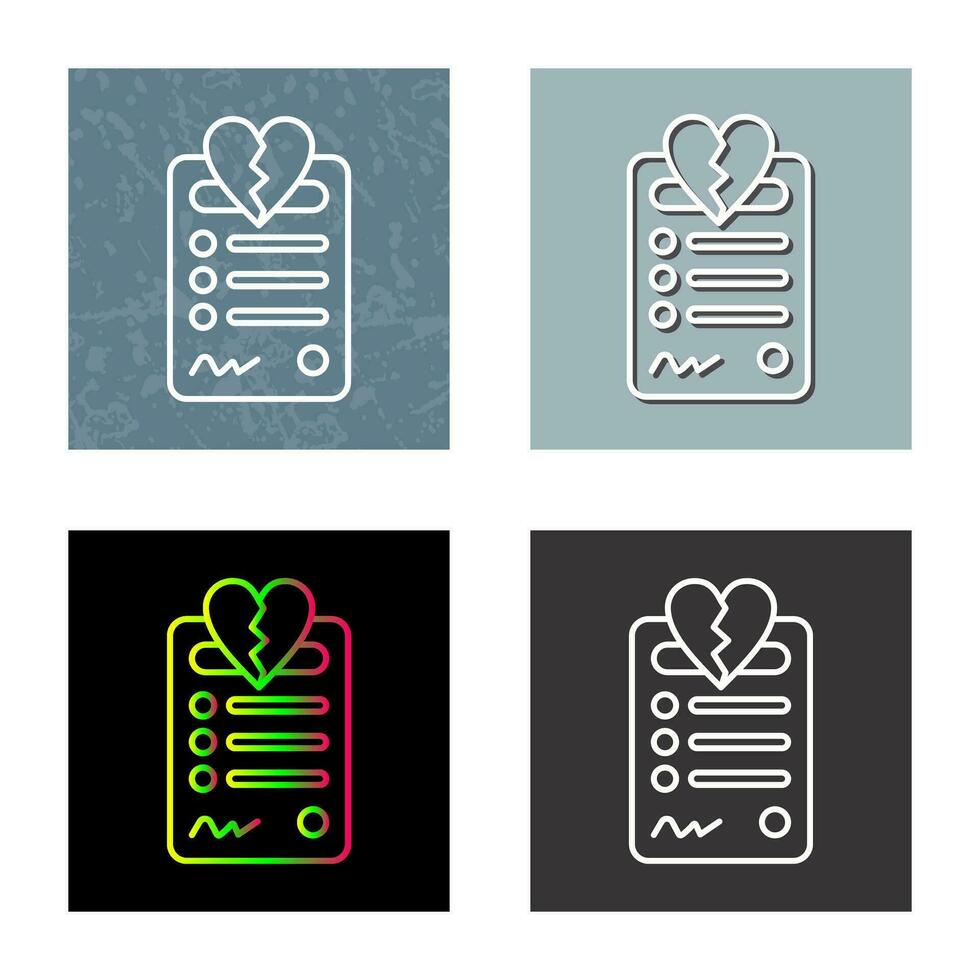 Divorce Vector Icon