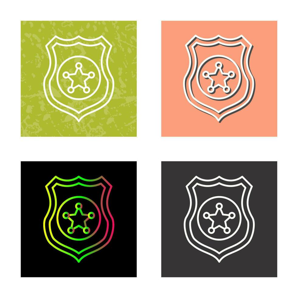 Police shield Vector Icon